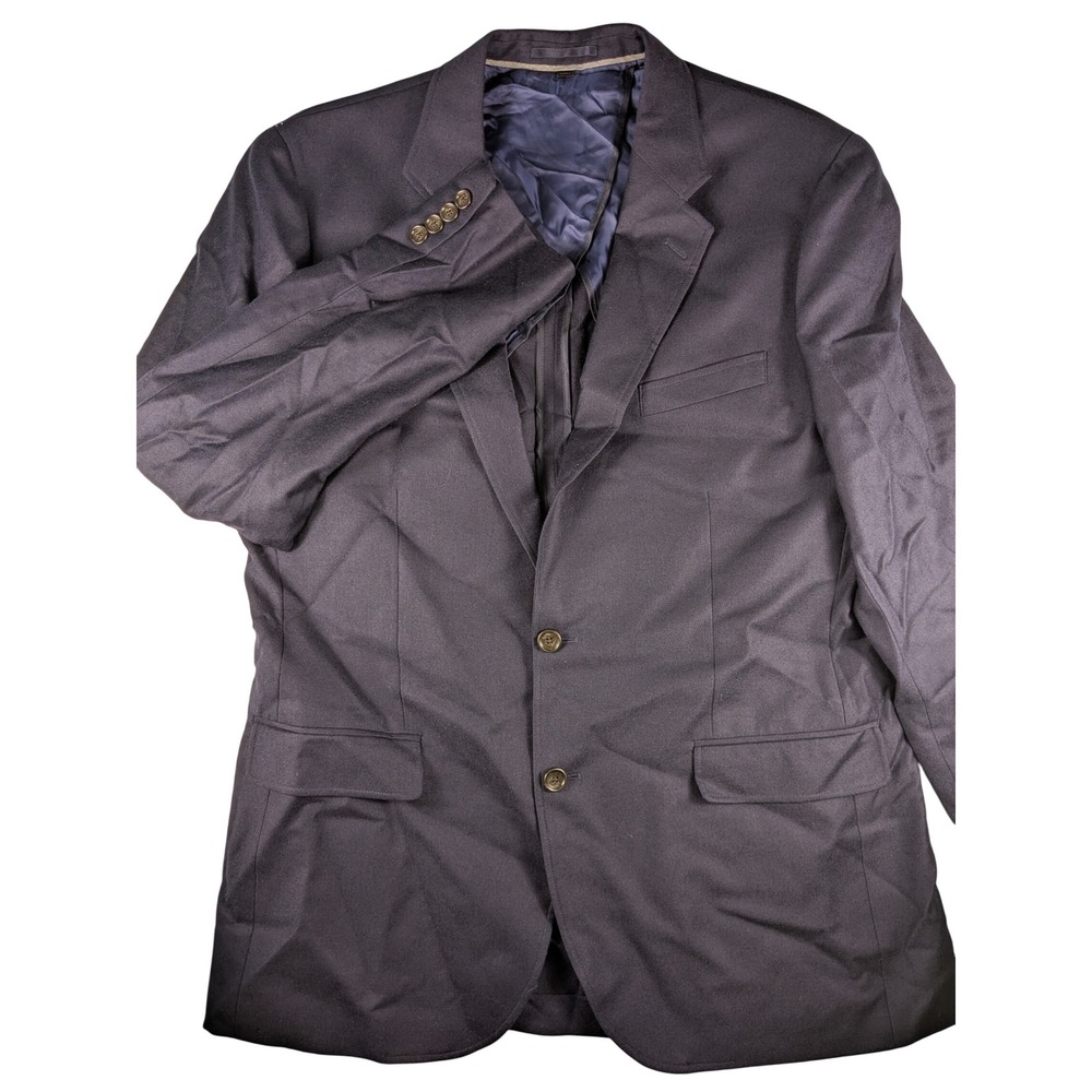 NWT J.Crew Ludlow Slim‎ Blazer Mens 44L Blue 100% Wool American Woolen Company